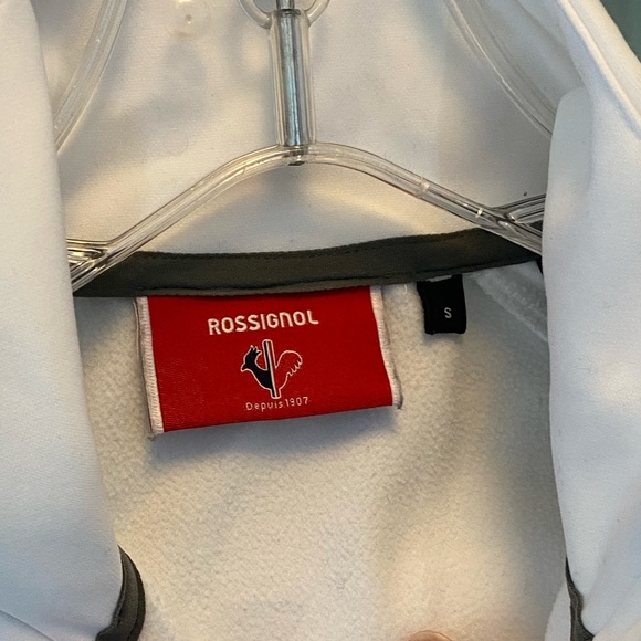 Rossignol fleece lightweight stretch zip jacket- white - Picture 2 of 9